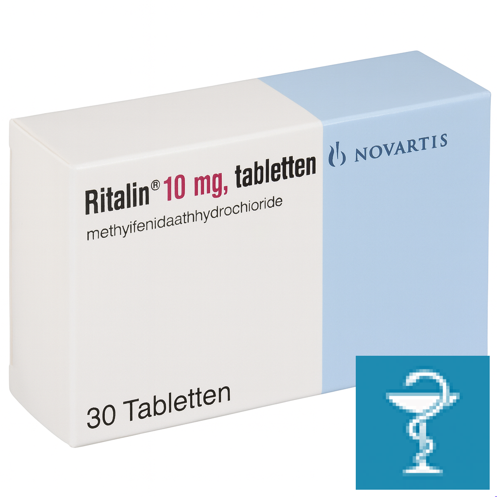Doosje Ritalin 10MG Novartis tabletten – online bestellen